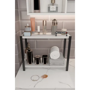 Porta 2 Raflı Tezgah Üstü Organizer Baharatlık Raf Çok Amaçlı Raf