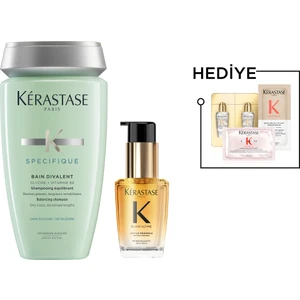 Specifique & Elixir Ultime Yağ Dengeleyici Ve Işıltılı Görünüm Sağlayan Saç Bakım Seti