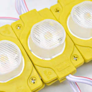 LED Modül Tek Göz Amber-Sarı 12 Volt 1.5W