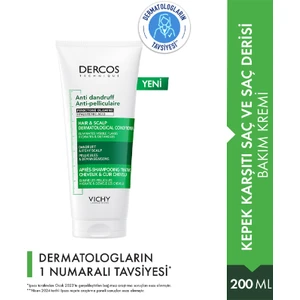 Dercos Kepek Karşıtı Krem 200 ml Saç & Saç Derisi İçin Nemlendirici Etkiyle