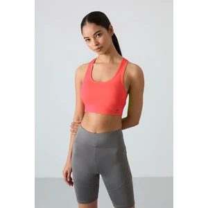 Tommy Life Neon Pembe Sırt Detaylı Dar Kalıp U Yaka Kadın Spor Büstiyer - 97120