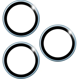 iPhone 17 Pro Max Uyumlu Wiwu LG-003 Lens Guard Safir Kamera Lens Koruyucu Mavi