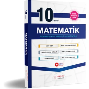 Derece Yayınları 10.sınıf Matematik Modüller Set 2025 Güncel Müfr