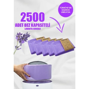 16LT Çöp Kutuları ile Uyumlu 2500 Bebek Bezi Kapasiteli Lavanta Kokulu 5 Paket Yerli Çöp Poşeti (Umka)