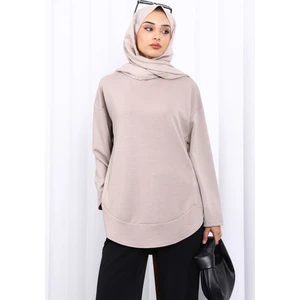 İmaj Butik Taş Bisiklet Yaka Modal Sweat