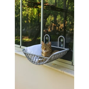 Tasaryum Store Kedi Köpek Dekoratif Cam Yatağı Vantuzlu Hamak