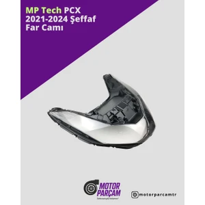 Honda Pcx 2021-2024 Şeffaf Far Camı