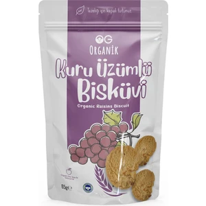 OG natural Organik Üzümlü Bisküvi 65 Gr
