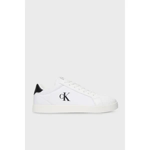 Calvin Klein Logolu Sneaker Ayakkabı YM0YM0121301W Erkek Ayakkabı YM0YM01213 01W