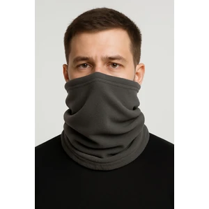 Gri Polar Boyunluk Bere Baf Maske Buff