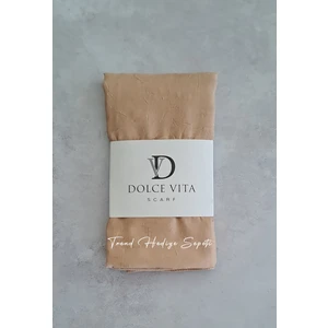 Bambu Kraş Şal Sütlü Kahverengi