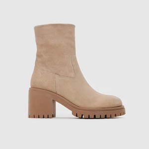 Bej Süet Kadın Casual Bot [060088]