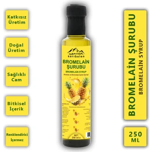 Bromelain Ananas Içeren Detox Şurubu 250 ml (Koenzim Q10 ve L-Karnitin ilaveli)