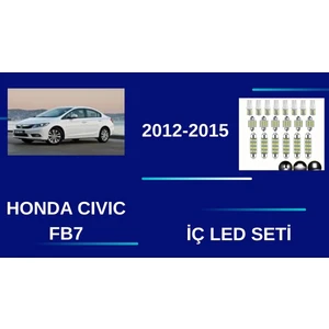Honda Cıvıc Fb7 2012-2015 Iç Aydınlatma Seti LED