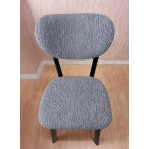 Bohem Jakarlı Sandalye Kılıfı Çubuk Desen 6 Adet