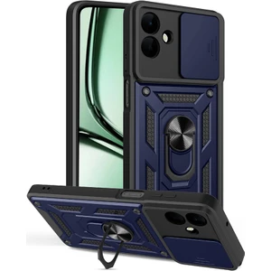 Samsung Galaxy A07 Kılıf Magnetik Standlı Kamera Korumalı Sürgülü Vega Kapak