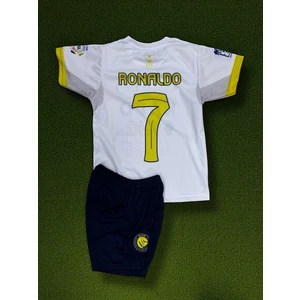 North Stand Yeni Sezon Beyaz Al Nassr Ronaldo Çocuk Forması