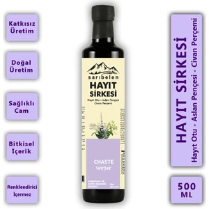 Hayıt Sirkesi 500 ml "hayıt Otu - Aslan Pençesi - Civan Perçemi" "regl - Östrojen"