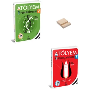 Arı Yayıncılık 7. Sınıf Atölyem Fen Bilimleri ve Sosyal Bilgiler Soru Bankası + Telefon Standı
