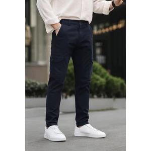 Erkek Bol Paça Esnek Laci Kargo Cepli Pantolon