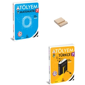 Arı Yayıncılık 7. Sınıf Atölyem Matematik ve Türkçe Soru Bankası + Telefon Standı