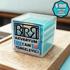 Akvaryum Cam Temizleme Akvaryum Cam Sileceği Mıknatıslı Akvaryum Cam Temizleyici(2-6 Mm)