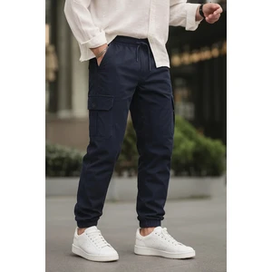 Erkek Lastikli Kargo Cepli Laci Jogger Pantolon