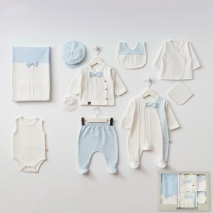 Erkek  Bebek 0-3 Ay Karizma Nervüllü 10 Lu Hastane Çıkış Seti