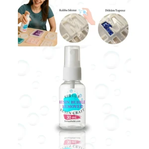 Sirius Hobi Epoksi Reçine Baloncuk Yok Edici Sprey 30 ml Ahşap Yüzeyler İçin Pratik Çözüm