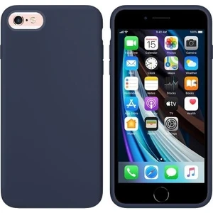 Piyasa Sepeti Apple iPhone 6S İçi Kadife Silikon Kılıf Lacivert