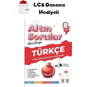 8. Sınıf Türkçe Altın Sorular + Lgs Deneme Hediyeli