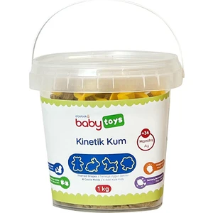 Baby Toys Kinetik Kum Kova 1000GR 4 Kalıp