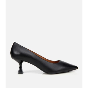 01AYH312480A100 KADIN Deri Siyah Esnek Tabanlı Stiletto