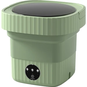 Katlanır Çamaşır Makinesi Taşınabilir Küçük Çamaşır Makinesi Mini Iç Çamaşırı Temizleme Makinesi Yeşil Us Fiş (Yurt Dışından)