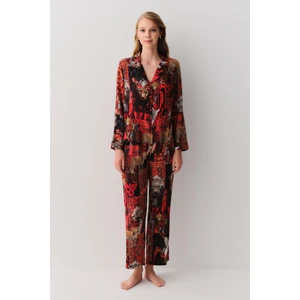 Rustic Gömlek Yaka Pijama Takımı