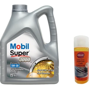 Super 3000 X1 Formula Fe 5W30 Motor Yağı 4 L (Üretim Yılı: 2022 )+ Gojo Yazlık Camsuyu