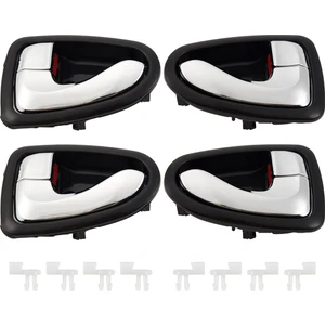 Solar Sanc 4pcs Araba Kapı Kollu Hyundai Accent / Verna 2000-2006 8261022001LG 8262022001LG (Yurt Dışından)