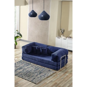 Legom Stil Aktivite Koltuğu Yatak Olabilen Çok Amaçlı Kanepe Mavi