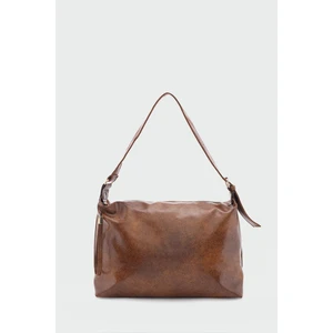 Gabrielle Salaş Omuz Çantası Taba