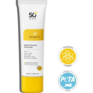WIWIFY Leke Karşıtı Cilt Tonu Eşitleyici Yüksek Korumalı Güneş Kremi Spf 50+ 50ML (Aloe Vera Özlü)