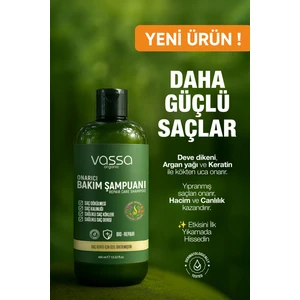 Saç Dökülmesine Karşı Onarıcı Bakım Şampuanı Keratin ve Argan Yağlı Güçlendirici Etki 400 ml