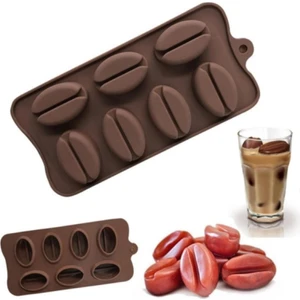 Kahve Çekirdeği Şekilli Silikon Kalıp