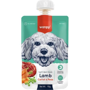 Taze Kuzulu&Havuçlu 10'lu  Köpek Et Ezmesi 90 gr
