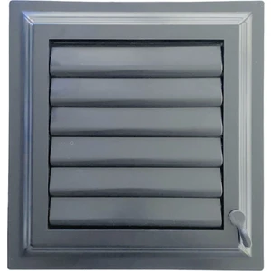  35X35 cm Menfez Antrasit Gri Plastik Banyo Havalandırma Menfezi