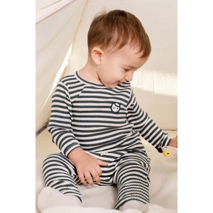 Organik Pamuklu Kaşkorse Modal Yeşil Bebek Takımı