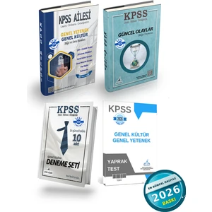 KPSS Ailesi Bilgi ve Soru Bankası - 10'lu Genel Kültür Deneme Seti - Güncel Olaylar - Gk-Gy Yaprak Test