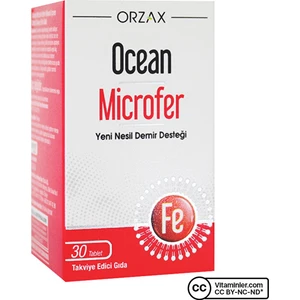 Ocean Microfer Takviye Edici Gıda 30 Tablet
