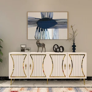 Teandd (KB150) Konsol Beyaz-Altın