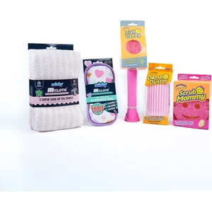 Cleanhub Toz Pembe Temizlik Seti