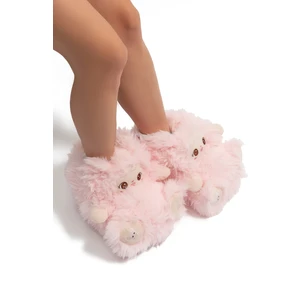 Lingo Kadın Hayvanlı Panduf Pembe 36/41